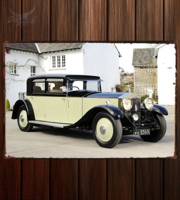 Металлическая табличка Rolls-Royce 40 50 Phantom Saloon Limousine by Barker (II)